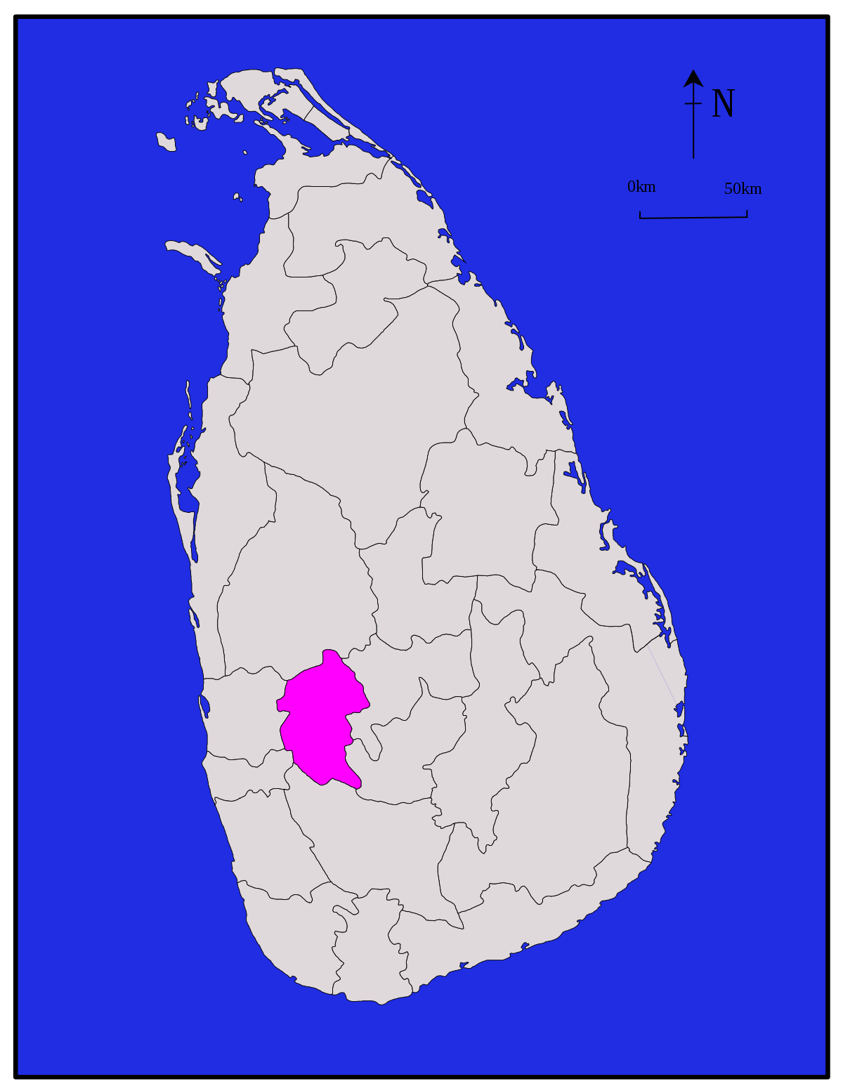 1200px Kegalle district.svg